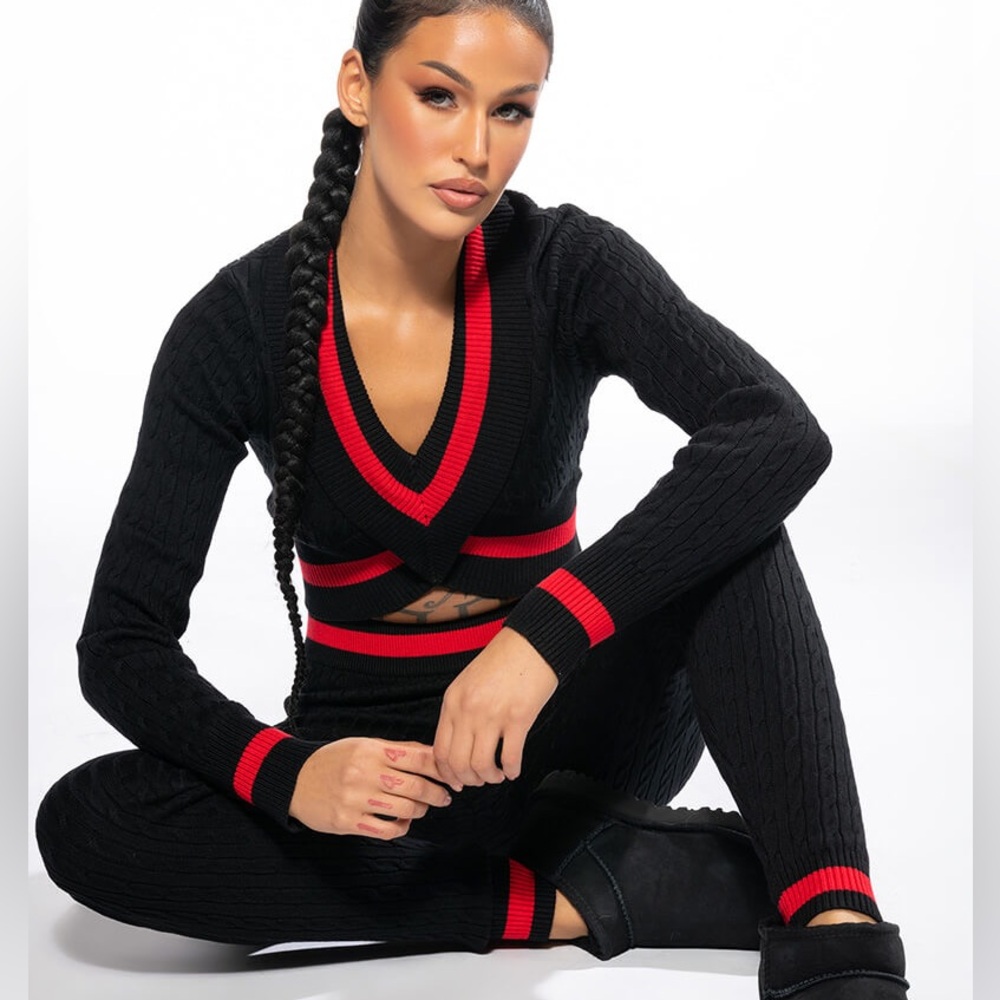 One Stripe Love Sweater Legging Set